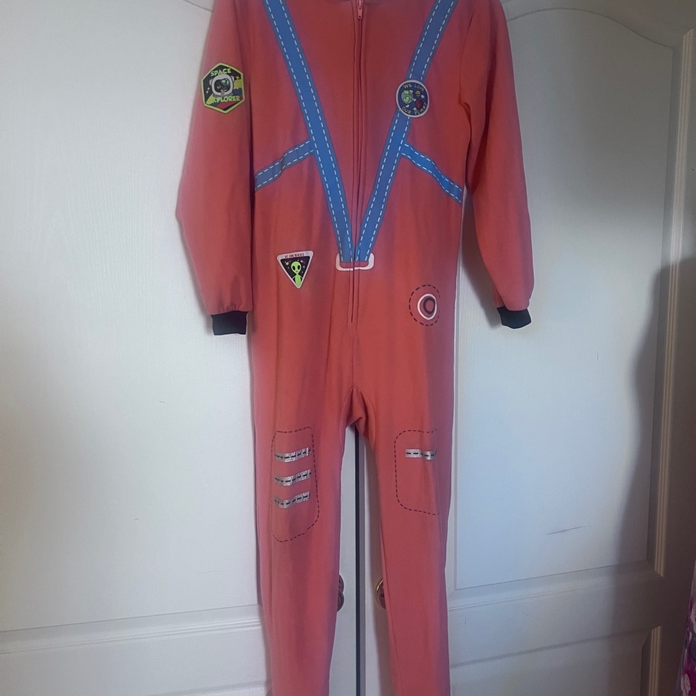 Cat & Jack Pink Astronaut One Piece Footie